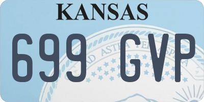 KS license plate 699GVP