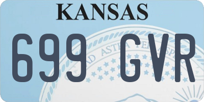 KS license plate 699GVR