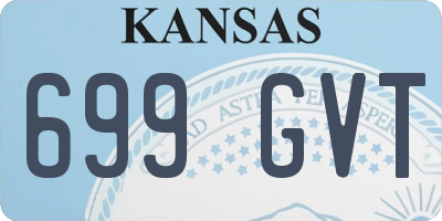 KS license plate 699GVT