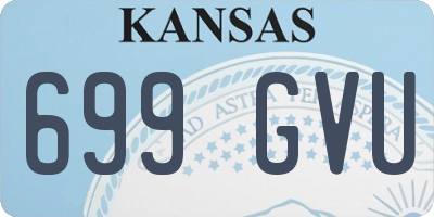 KS license plate 699GVU