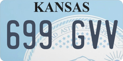 KS license plate 699GVV