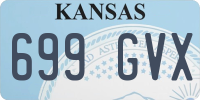 KS license plate 699GVX