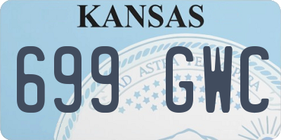KS license plate 699GWC