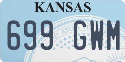 KS license plate 699GWM