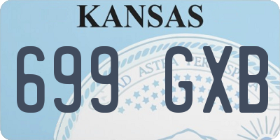 KS license plate 699GXB
