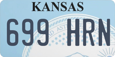 KS license plate 699HRN