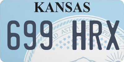 KS license plate 699HRX