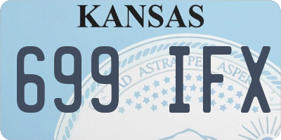 KS license plate 699IFX