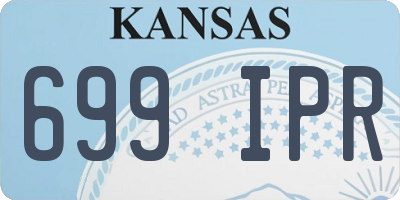 KS license plate 699IPR