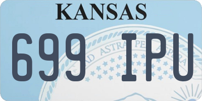 KS license plate 699IPU