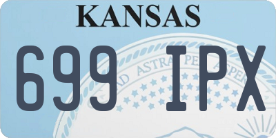 KS license plate 699IPX