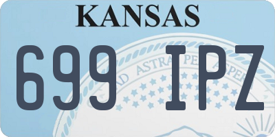 KS license plate 699IPZ