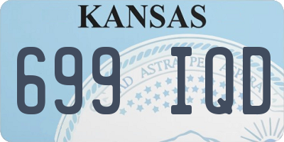 KS license plate 699IQD