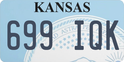 KS license plate 699IQK