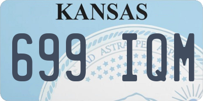 KS license plate 699IQM