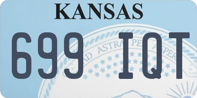 KS license plate 699IQT