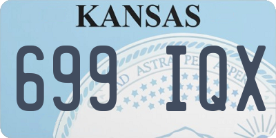 KS license plate 699IQX