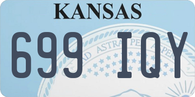 KS license plate 699IQY