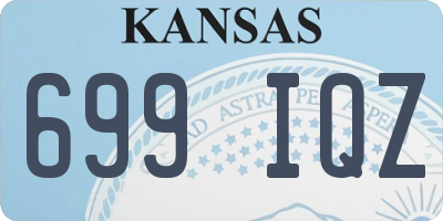 KS license plate 699IQZ
