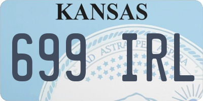 KS license plate 699IRL