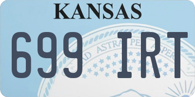 KS license plate 699IRT