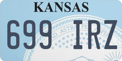 KS license plate 699IRZ