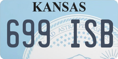 KS license plate 699ISB