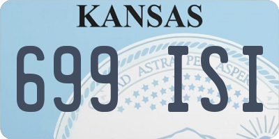 KS license plate 699ISI