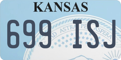 KS license plate 699ISJ