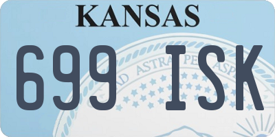 KS license plate 699ISK