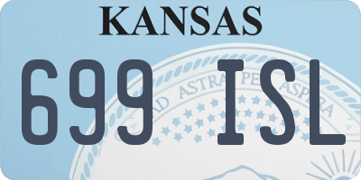 KS license plate 699ISL