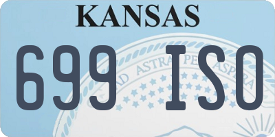 KS license plate 699ISO