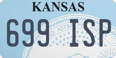 KS license plate 699ISP