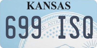 KS license plate 699ISQ