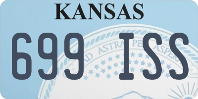 KS license plate 699ISS