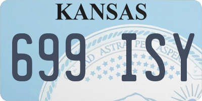 KS license plate 699ISY