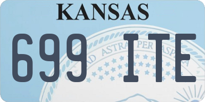 KS license plate 699ITE