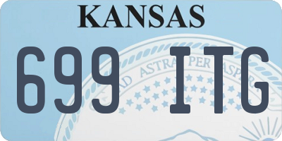 KS license plate 699ITG