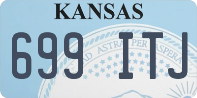KS license plate 699ITJ
