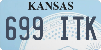 KS license plate 699ITK