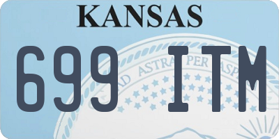 KS license plate 699ITM