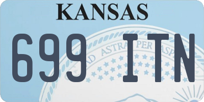 KS license plate 699ITN