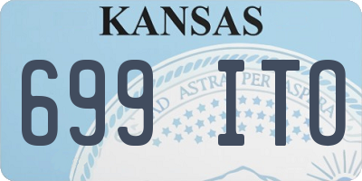 KS license plate 699ITO