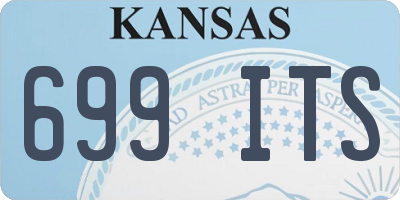 KS license plate 699ITS