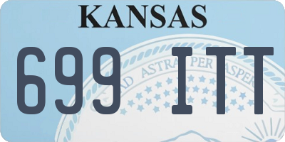 KS license plate 699ITT
