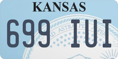KS license plate 699IUI