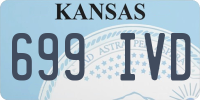 KS license plate 699IVD