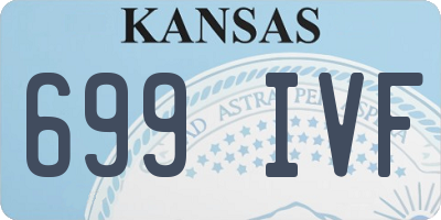 KS license plate 699IVF