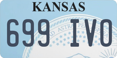 KS license plate 699IVO