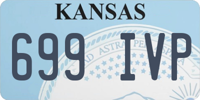 KS license plate 699IVP